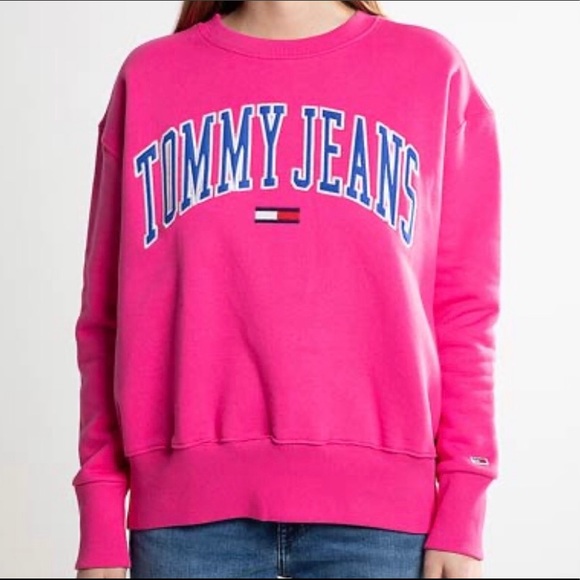 tommy jeans clean collegiate crew